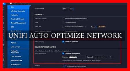 UNIFI AUTO OPTIMIZE NETWORK