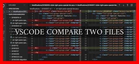 VSCODE COMPARE TWO FILES VSCODE COMPARE TWO FILES