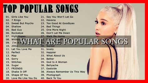 WHAT ARE POPULAR SONGS - Wadaef