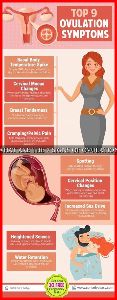 WHAT ARE THE 7 SIGNS OF OVULATION