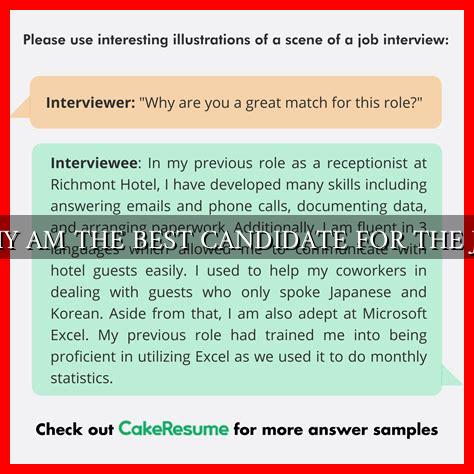 WHY AM THE BEST CANDIDATE FOR THE JOB - Wadaef