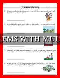 Multiplecation Example Problem WORD PROBLEMS WITH MULTIPLICATION - Wadaef