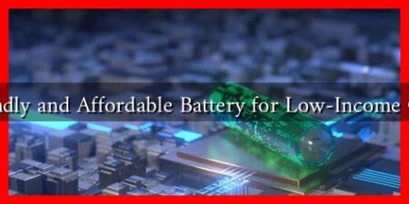 Eco-Friendly and Affordable Battery for Low-Income Countries