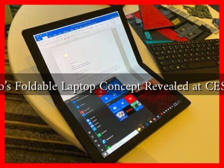 Lenovo’s Foldable Laptop Concept Revealed at CES 2024