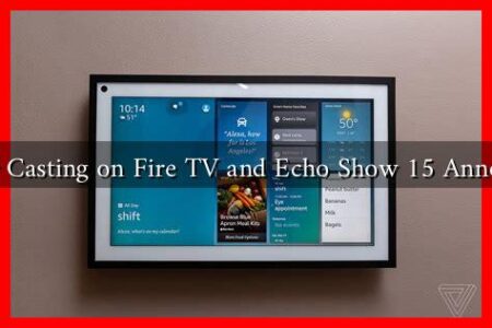 Matter Casting on Fire TV and Echo Show 15 Announced