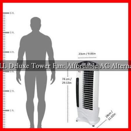 iBELL Deluxe Tower Fan: Affordable AC Alternative