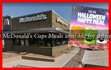 Are McDonald's Cups Meals available for delivery?