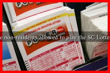 Are non-residents allowed to play the SC Lottery?