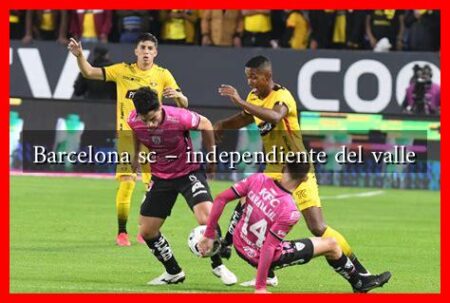 Barcelona sc – independiente del valle Barcelona sc - independiente del valle