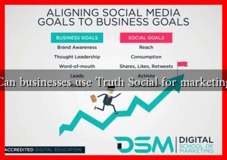 Can businesses use Truth Social for marketing
