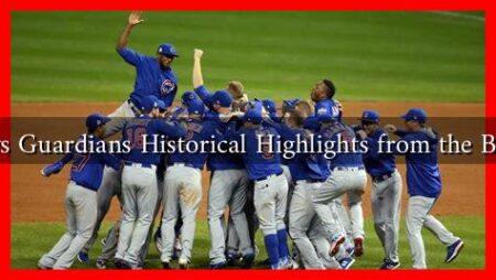 Cubs vs Guardians Historical Highlights from the Ballpark