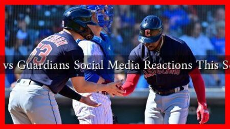 Cubs vs Guardians Social Media Reactions This Season