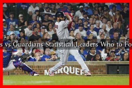 Cubs vs Guardians Statistical Leaders Who to Follow