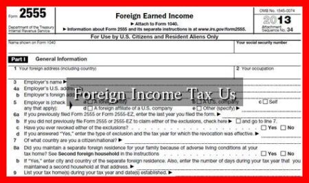 Foreign Income Tax Us Foreign Income Tax Us