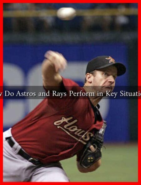 How Do Astros and Rays Perform in Key Situations?