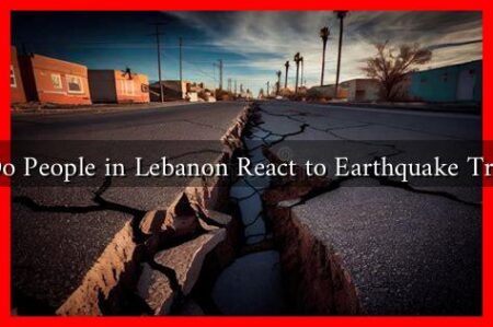 How Do People in Lebanon React to Earthquake Tremors?