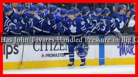 How Has John Tavares Handled Pressure in Big Games