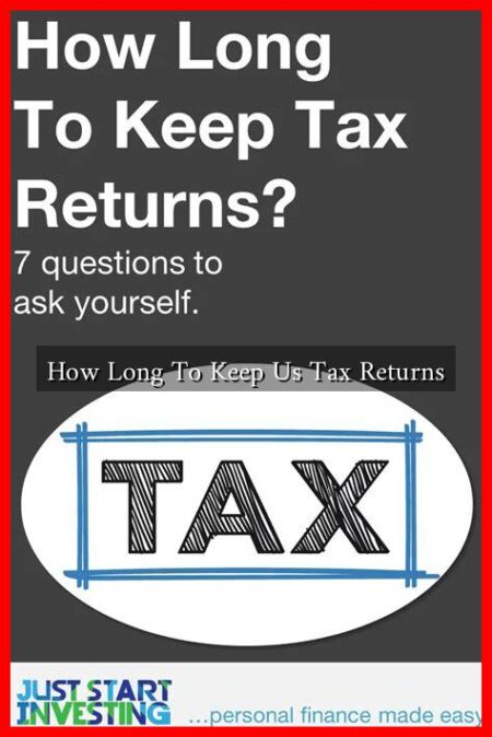 How Long To Keep Us Tax Returns