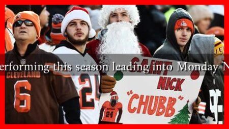 How are the teams performing this season leading into Monday Night Football tonight How are the teams performing this season leading into Monday Night Football tonight