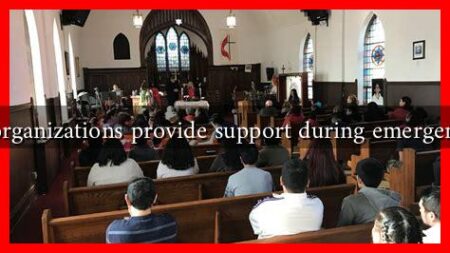 How can churches and other organizations provide support during emergencies in Northeast Ohio today?