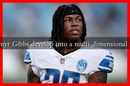 How did Jahmyr Gibbs develop into a multi-dimensional running back How did Jahmyr Gibbs develop into a multi-dimensional running back