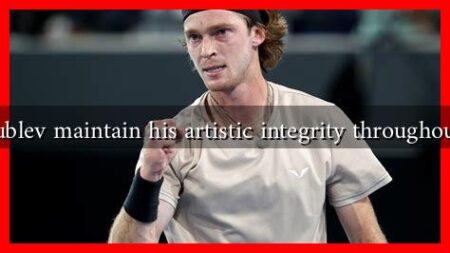 How did Rublev maintain his artistic integrity throughout his career