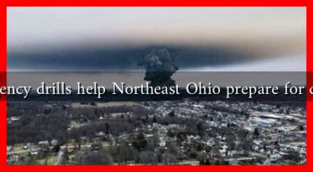 How do emergency drills help Northeast Ohio prepare for disasters today?