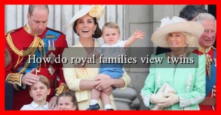 How do royal families view twins