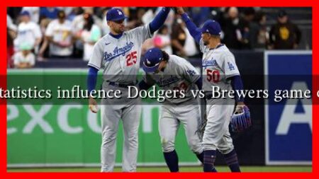 How do statistics influence Dodgers vs Brewers game outcomes?