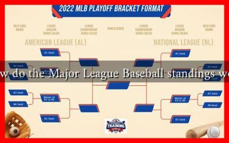 How do the Major League Baseball standings work