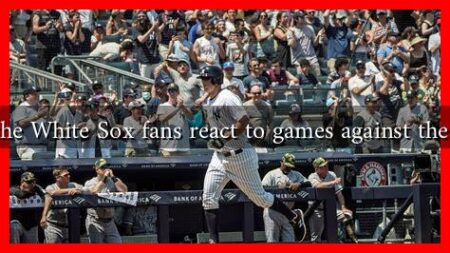 How do the White Sox fans react to games against the Yankees?