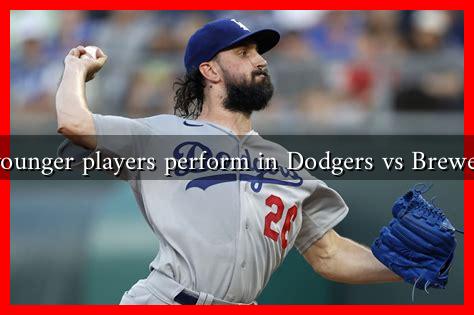 How do younger players perform in Dodgers vs Brewers games? How do younger players perform in Dodgers vs Brewers games?