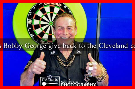 How does Bobby George give back to the Cleveland community How does Bobby George give back to the Cleveland community