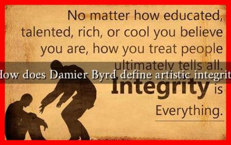 How does Damier Byrd define artistic integrity