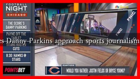How does Danny Parkins approach sports journalism ethically