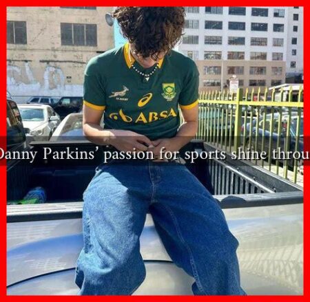 How does Danny Parkins' passion for sports shine through his work