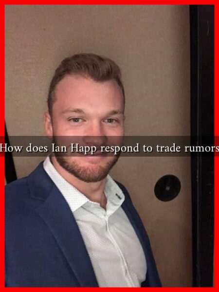 How does Ian Happ respond to trade rumors
