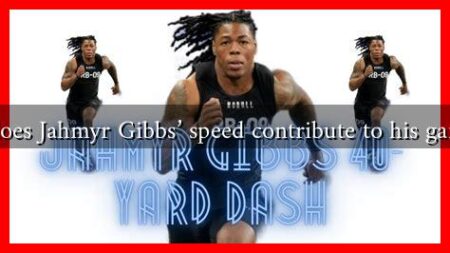How does Jahmyr Gibbs’ speed contribute to his gameplay How does Jahmyr Gibbs' speed contribute to his gameplay