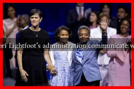 How does Lori Lightfoot's administration communicate with residents