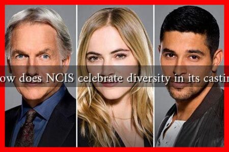How does NCIS celebrate diversity in its casting