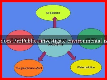 How does ProPublica investigate environmental issues?