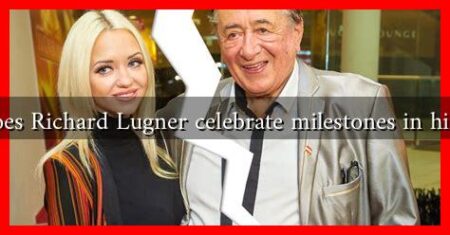 How does Richard Lugner celebrate milestones in his career How does Richard Lugner celebrate milestones in his career