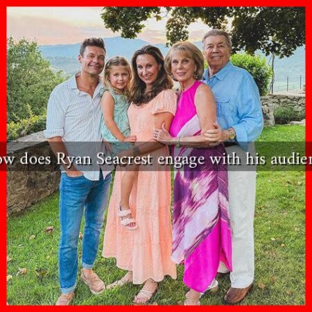 How does Ryan Seacrest engage with his audience How does Ryan Seacrest engage with his audience