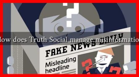 How does Truth Social manage misinformation
