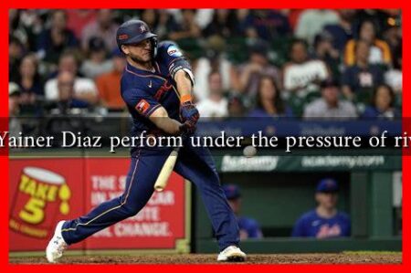 How does Yainer Diaz perform under the pressure of rivalry games
