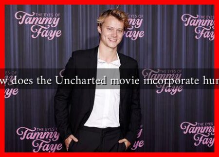 How does the Uncharted movie incorporate humor How does the Uncharted movie incorporate humor