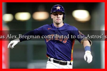 How has Alex Bregman contributed to the Astros' success?