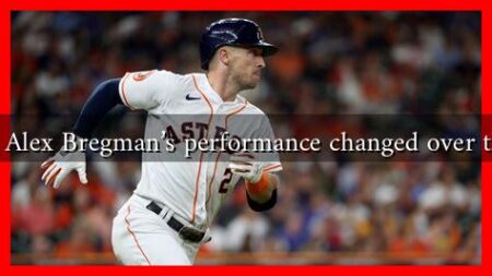 How has Alex Bregman's performance changed over the years?