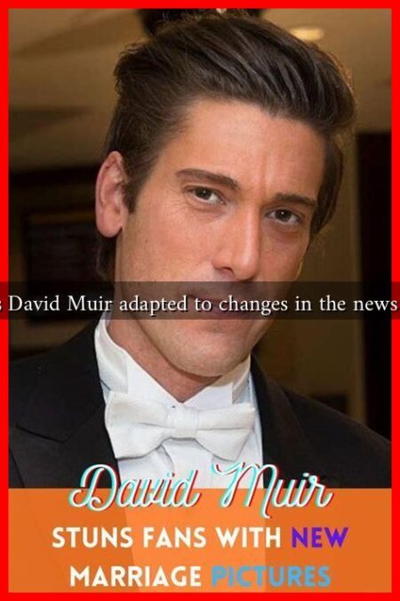 How has David Muir adapted to changes in the news industry
