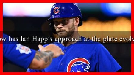How has Ian Happ’s approach at the plate evolved
